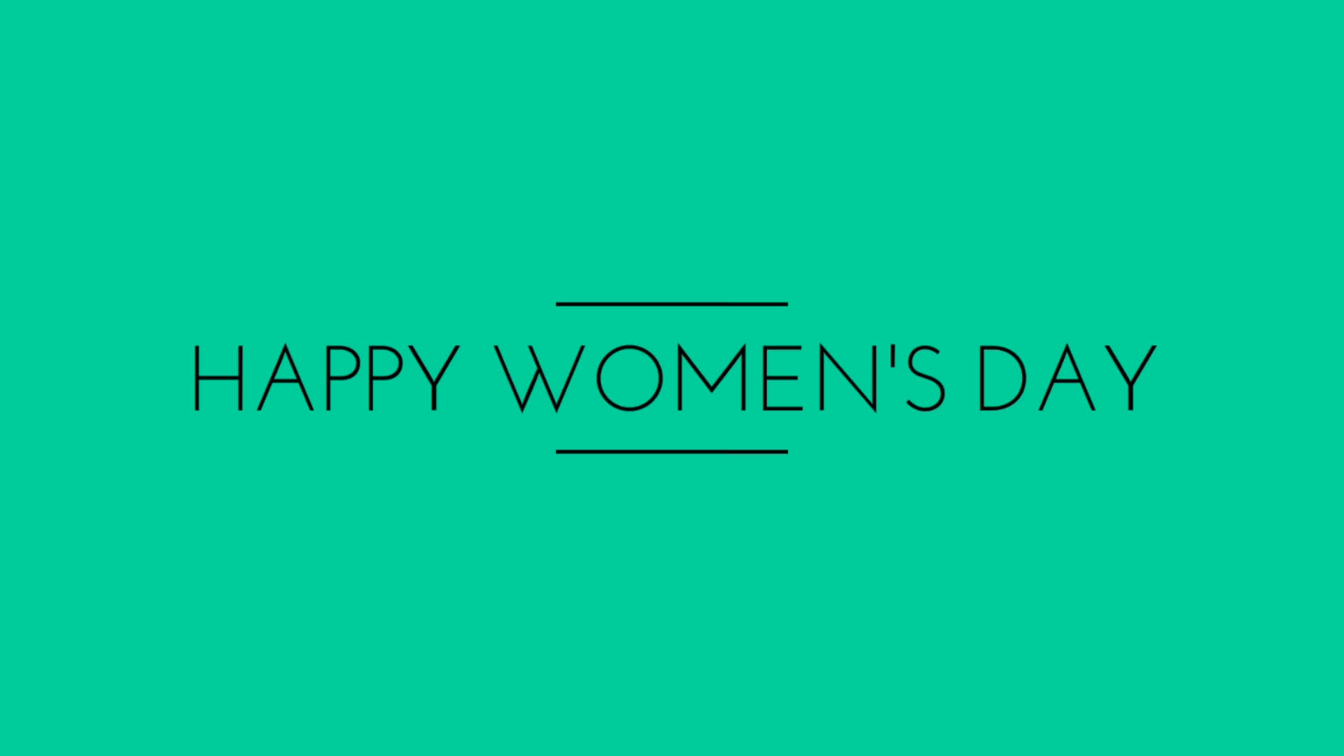 Happy Women's Day Lettering Green screen background. Animation Women day. Women  day animated. Animation for Women's day, shop, discount, sale, decoration.  Lines Style 3535340 Stock Video at Vecteezy