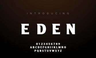 vector typeface template