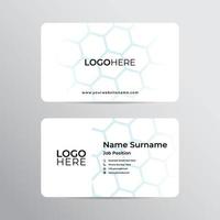 Modern and professional business card design template vector