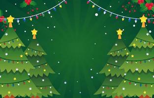 Christmas Tree Background vector