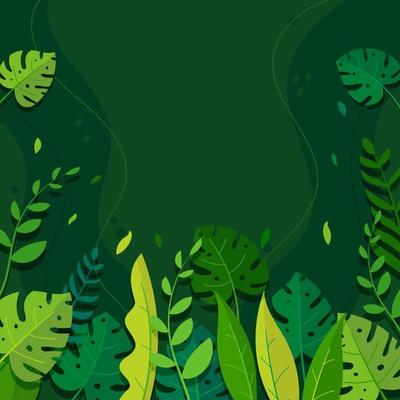 Floral Tropical Background