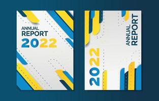 2022 Annual Report Template vector