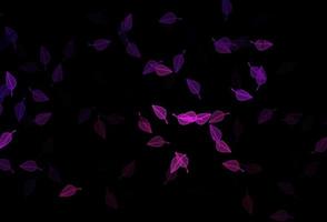 Dark Purple vector sketch backdrop.