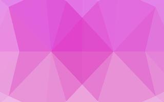 Light Pink vector abstract polygonal layout.