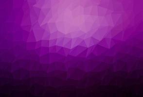 Plantilla de mosaico de triángulo vector púrpura oscuro.