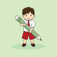 cute back to school character vector