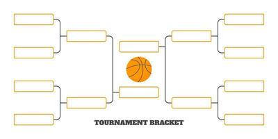 8 team tournament bracket championship template flat style design vector illustration