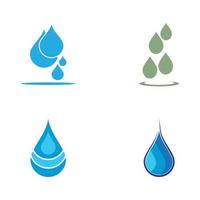 Water drop Logo Template vector illustration design