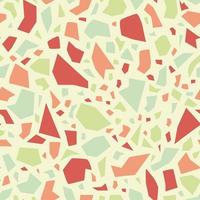 Colorful terrazzo seamless pattern. Bright mosaic background. vector