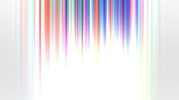 rainbow color vertical lines wave animatiom on white with copyspace. video