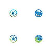 Eye Care vector logo design