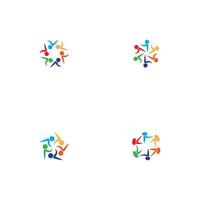 Community, network and social icon vector