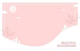 beautiful abstract background in pastel pink color vector