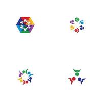 Community, network and social icon vector