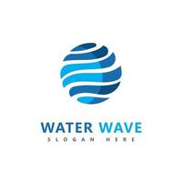 Wave logo symbol vector illustration design