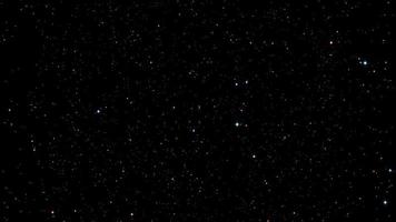 Résumé d'étoile de scintillement statique dans l'obscurité video