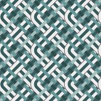 Seamless mint vector background with braided ornament