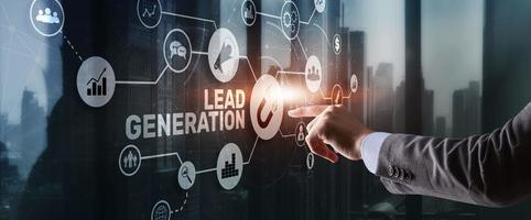 Lead Generation. Finding and identifying customers photo