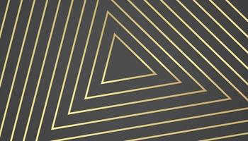 black gold geometric abstract background. vector