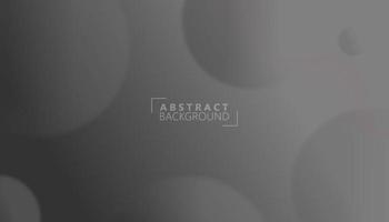 black geometric background. circle shape concept. vector