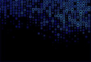 Dark BLUE vector pattern in square style.