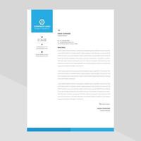 Elegant letterhead template design in minimalist style Free Vector