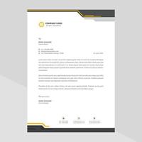 Elegant letterhead template design in minimalist style Free Vector