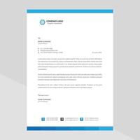 Elegant letterhead template design in minimalist style Free Vector