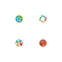 Community, network and social icon vector