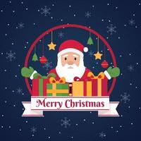 Santa Claus Presents for Christmas vector