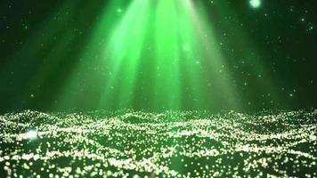 green spot light Background Looped Animation