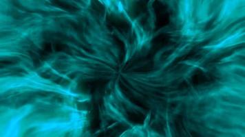 animação de loop de fundo de fumaça azul aura video