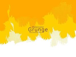 Fondo de textura grunge amarillo abstracto vector