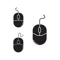 mouse computer Vector icon design