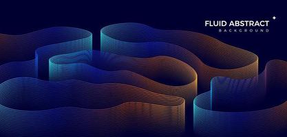 Fashion motion line high-end texture business fluid gradient abstract background vector