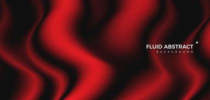 Stylish corrugated dynamic high-grade red black mixed fluid gradient abstract background vector