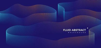 Fashion motion line high-end texture business fluid gradient abstract background vector