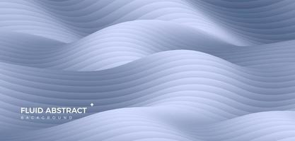 Stylish corrugated dynamic high-grade blue gray mixing fluid gradient abstract background vector