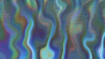 Abstract holographic liquid Iridescent background video