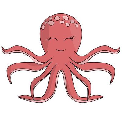 Cartoon Octopus Vector Art & Graphics 