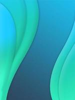 Gradient soft Blue shapes background illustration vector