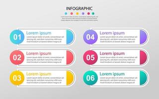 visualización de datos empresariales moderna. diagrama del proceso. elementos abstractos de gráfico, diagrama con pasos, opciones. plantilla de negocio de vector para presentación. concepto creativo para infografía.