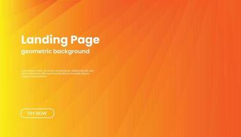 Minimalis Abstract Orange Background for Landing Page. vector