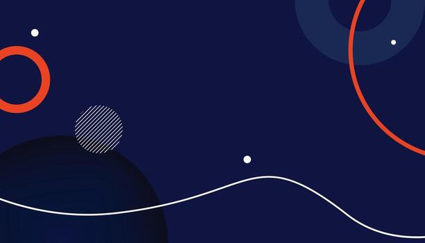 Blue Abstract Background. Dynamic Shapes template. vector