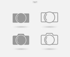 Camera sign and symbol. Photo icon or image icon. Vector. vector