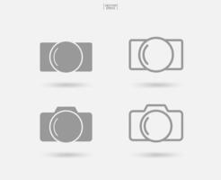 Camera sign and symbol. Photo icon or image icon. Vector. vector