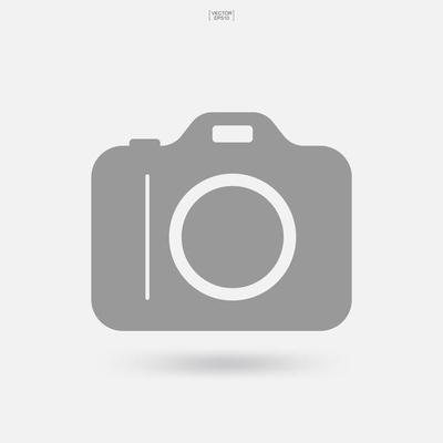 Camera sign and symbol. Photo icon or image icon. Vector.