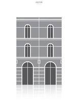 Building icon. Architecture identity with detail and element design. Vector. vector
