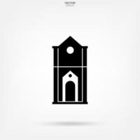 Building icon. Architecture identity with detail and element design. Vector. vector