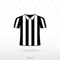 icono de camiseta de árbitro. fútbol fútbol deporte signo y símbolo para el diseño de plantillas. vector. vector